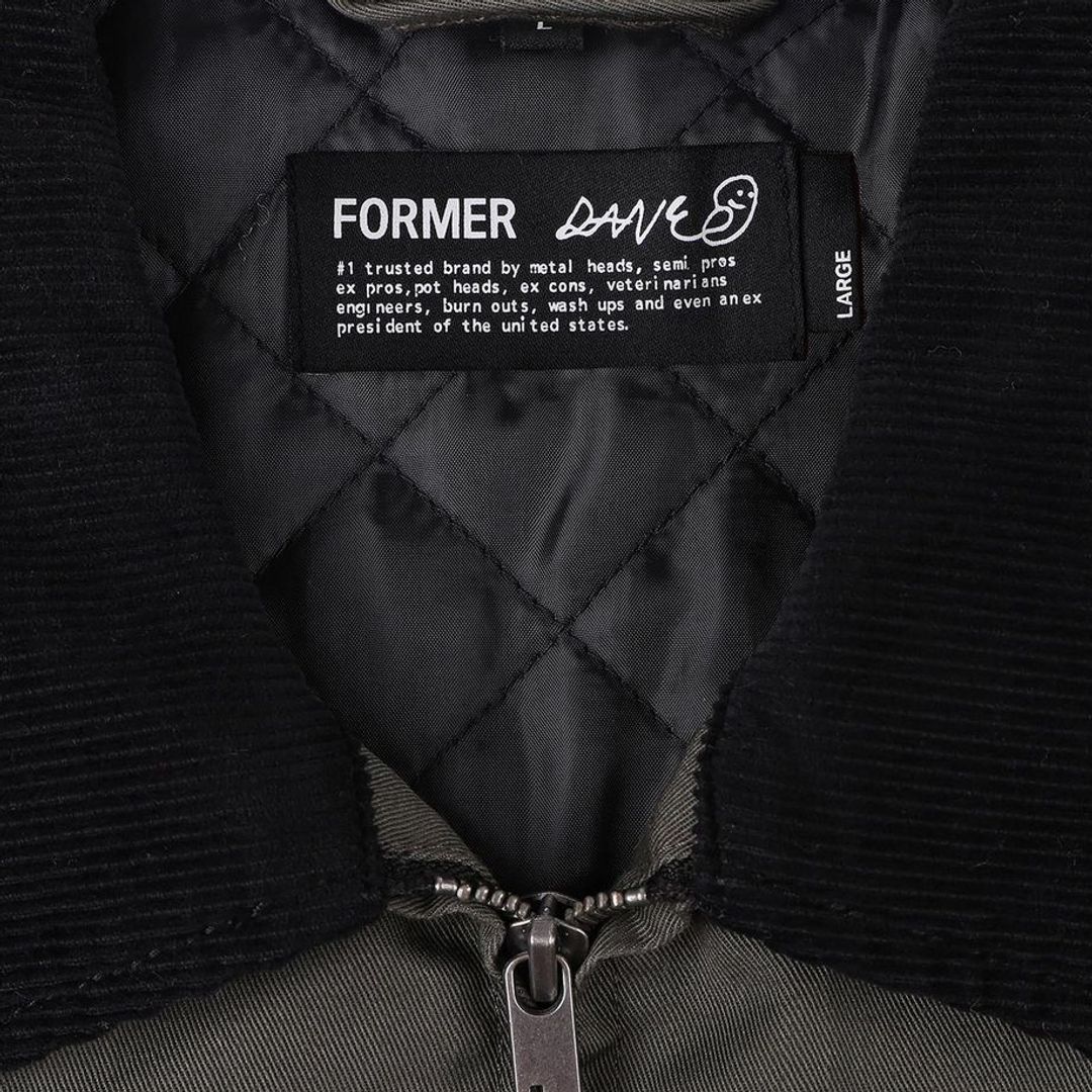 Former Reynolds Jacket - Deep Olive - detail