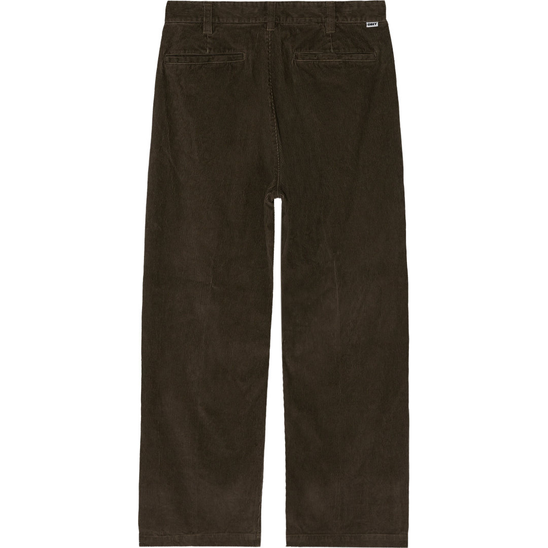 Obey Dean Faded Wash Cord Pant - Wren Faded Wash - back