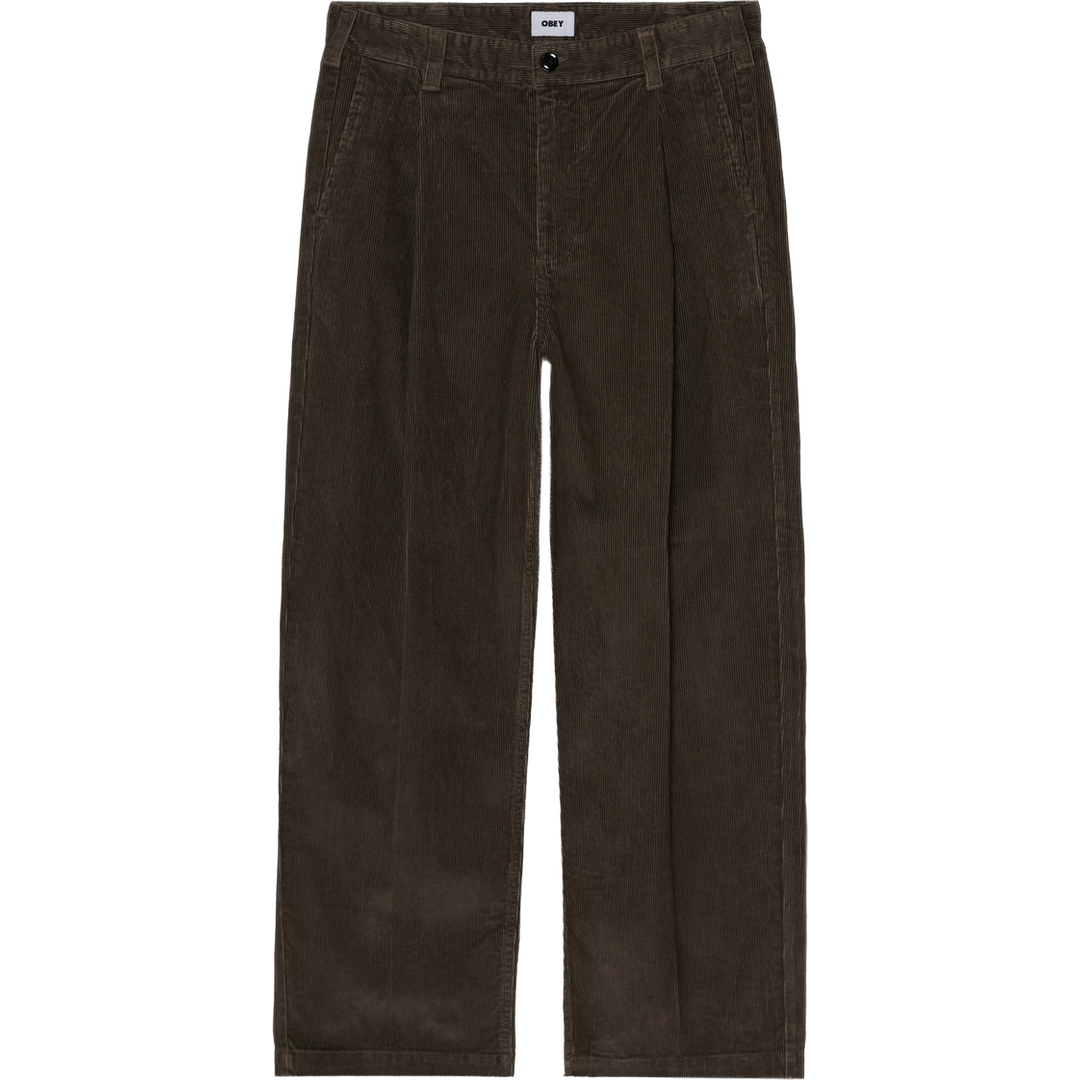 Obey Dean Faded Wash Cord Pant - Wren Faded Wash - front