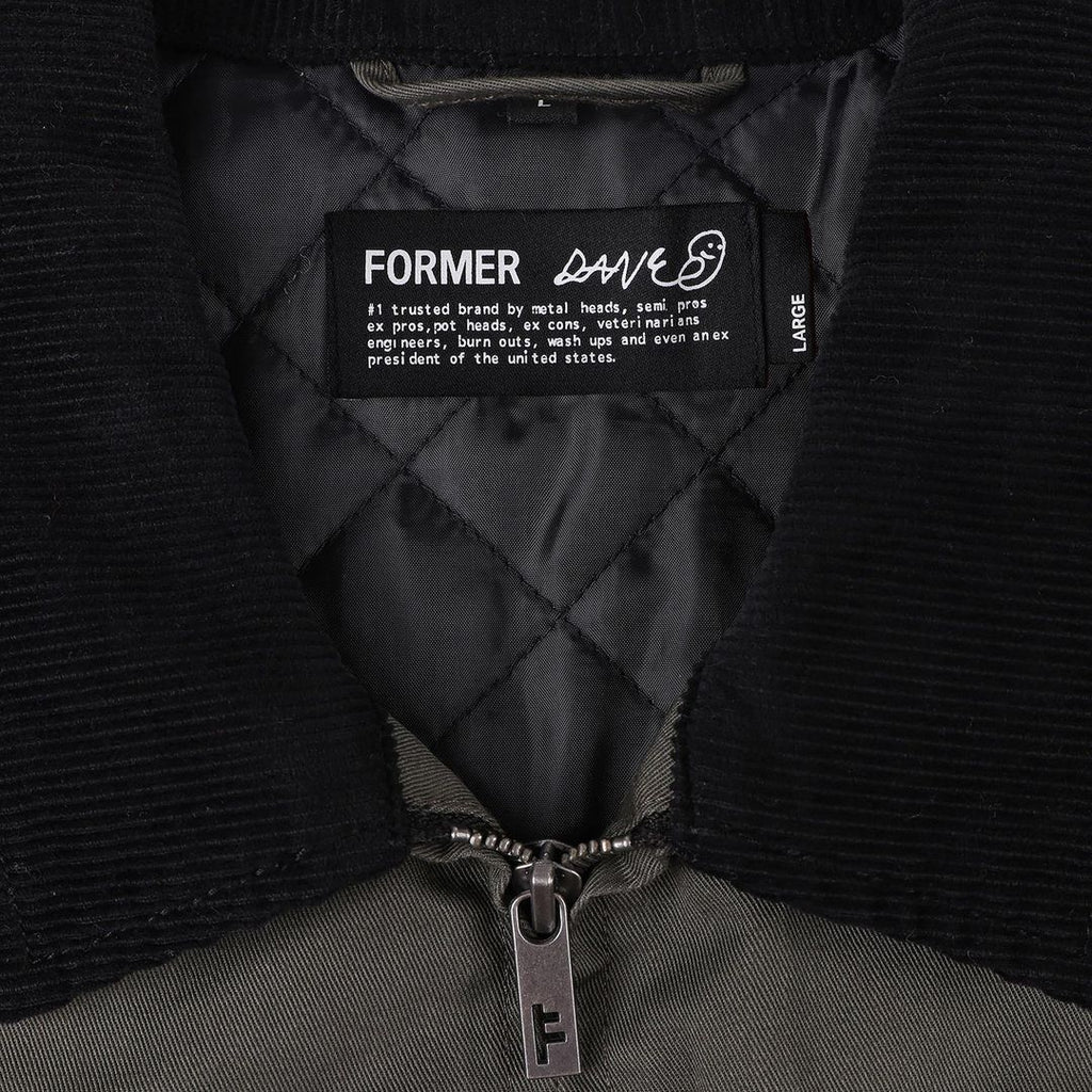 Former Reynolds Jacket - Deep Olive - detail