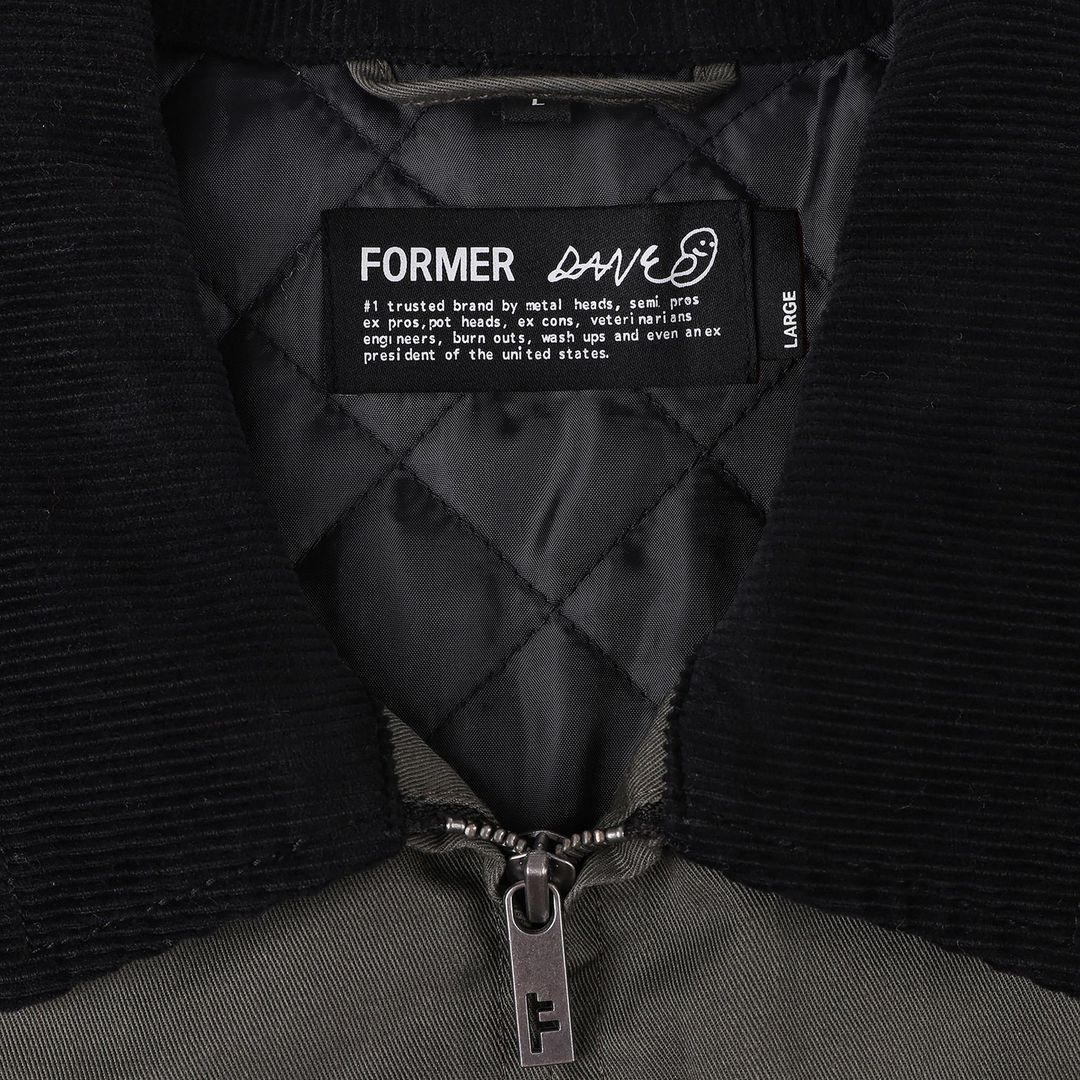 Former Reynolds Jacket - Deep Olive - detail