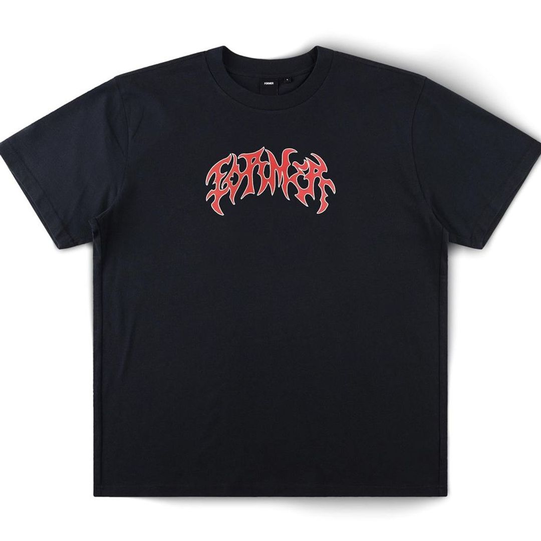 Former Puncture T-Shirt - Black - front