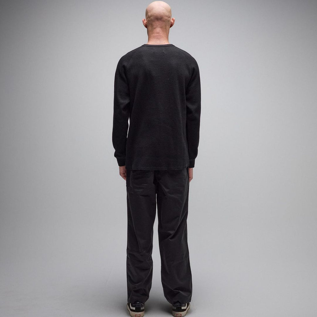 Former AG Raglan Waffle Sweater - Black - detail