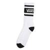 Vans Drop V Crew Socks - White / Black