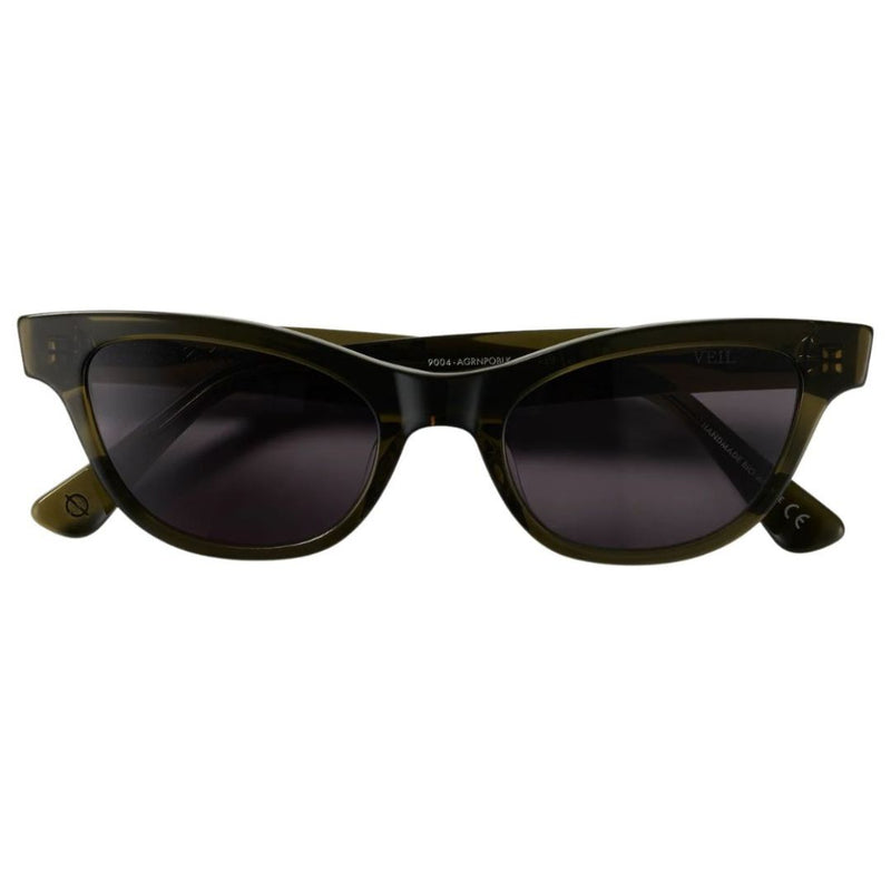 Veil Sunglasses - Army Green Polished / Black