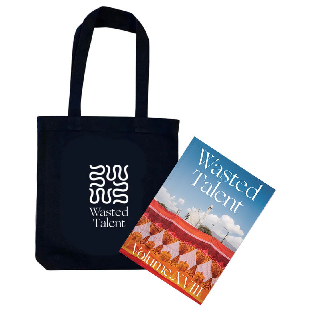 Magazine Vol XVIII & Wasted Talent Tote Bag