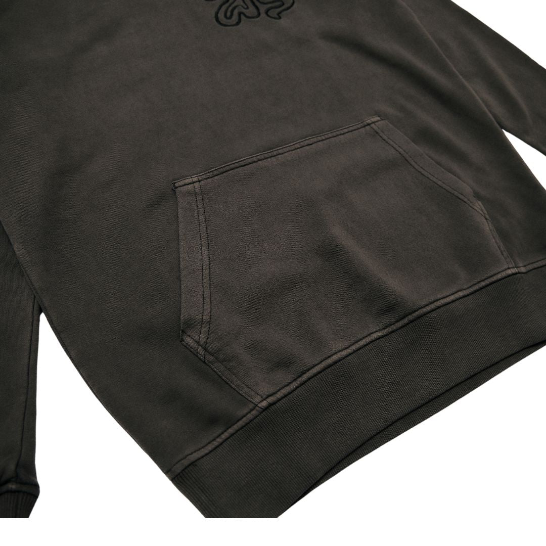 Wasted Talent Bellavista Hoodie Washed Black | WT Boutique