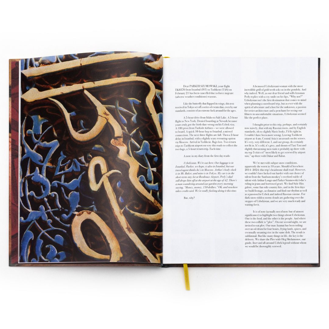 WT x Club Sandwich Golden Road to Samarkand Photo Book - Uzbekistan photography