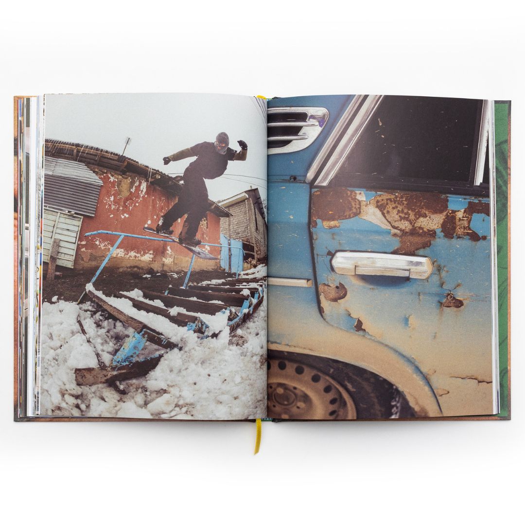 WT x Club Sandwich Golden Road to Samarkand Photo Book - Arthur Longo snowboarding