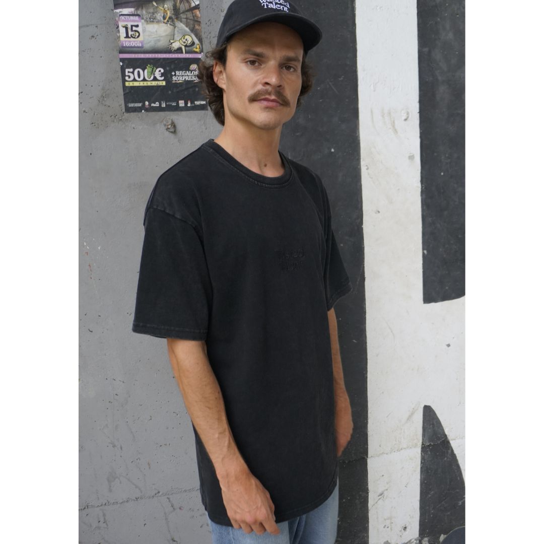 Wasted Talent Umbra Premium T-Shirt Washed Black | WT Boutique