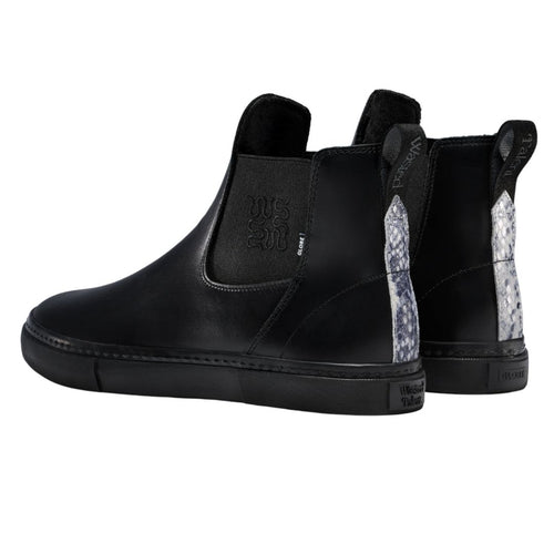 Wasted Talent | Globe Dover Shoes Ophidian Collection - Black / Snake