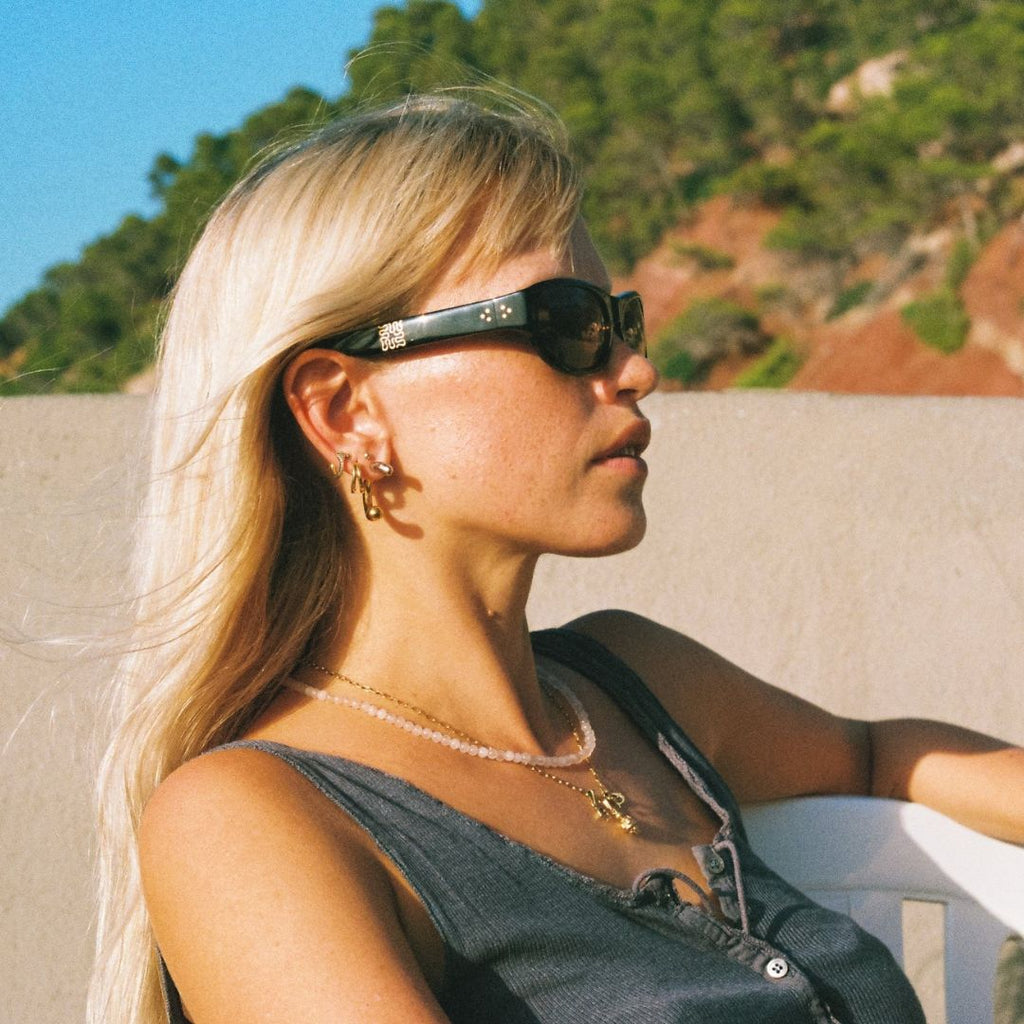 Wasted Talent X Epøkhe Dome Sunglasses - Black Polished / Bronze
