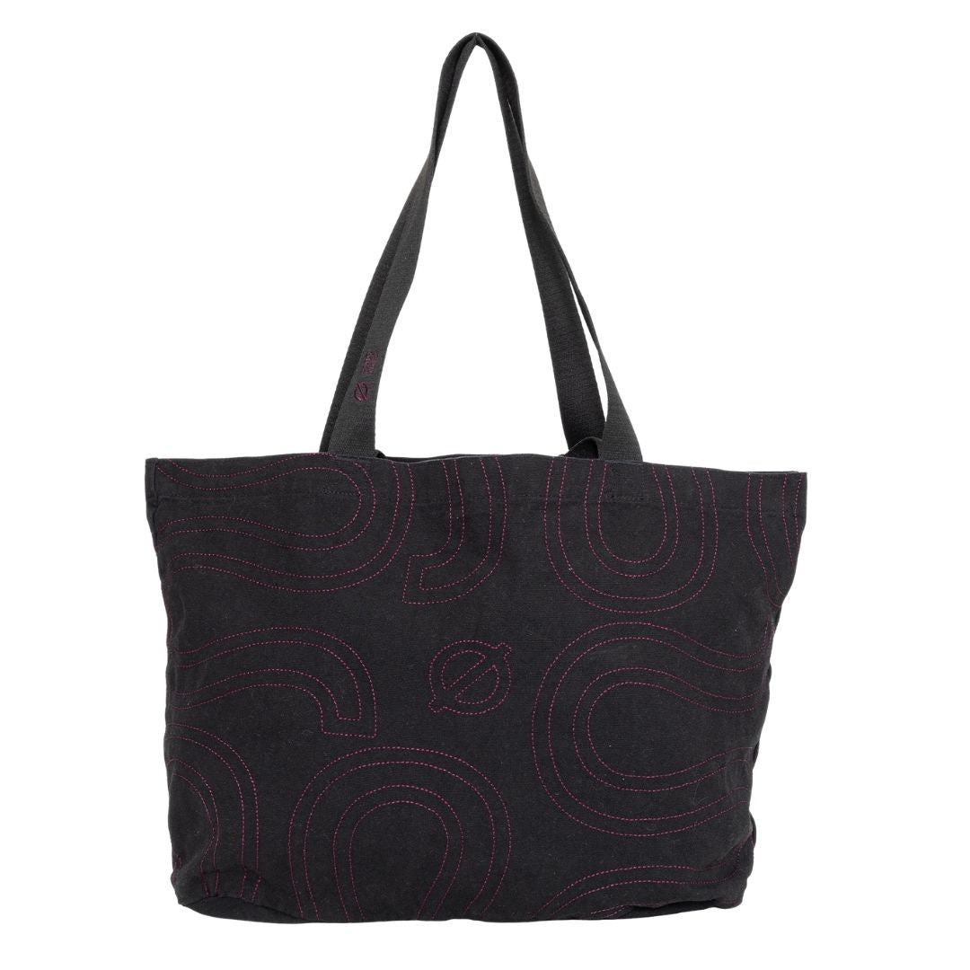 Wasted Talent X Epøkhe Tote Bag - Washed Grey / Burgundy