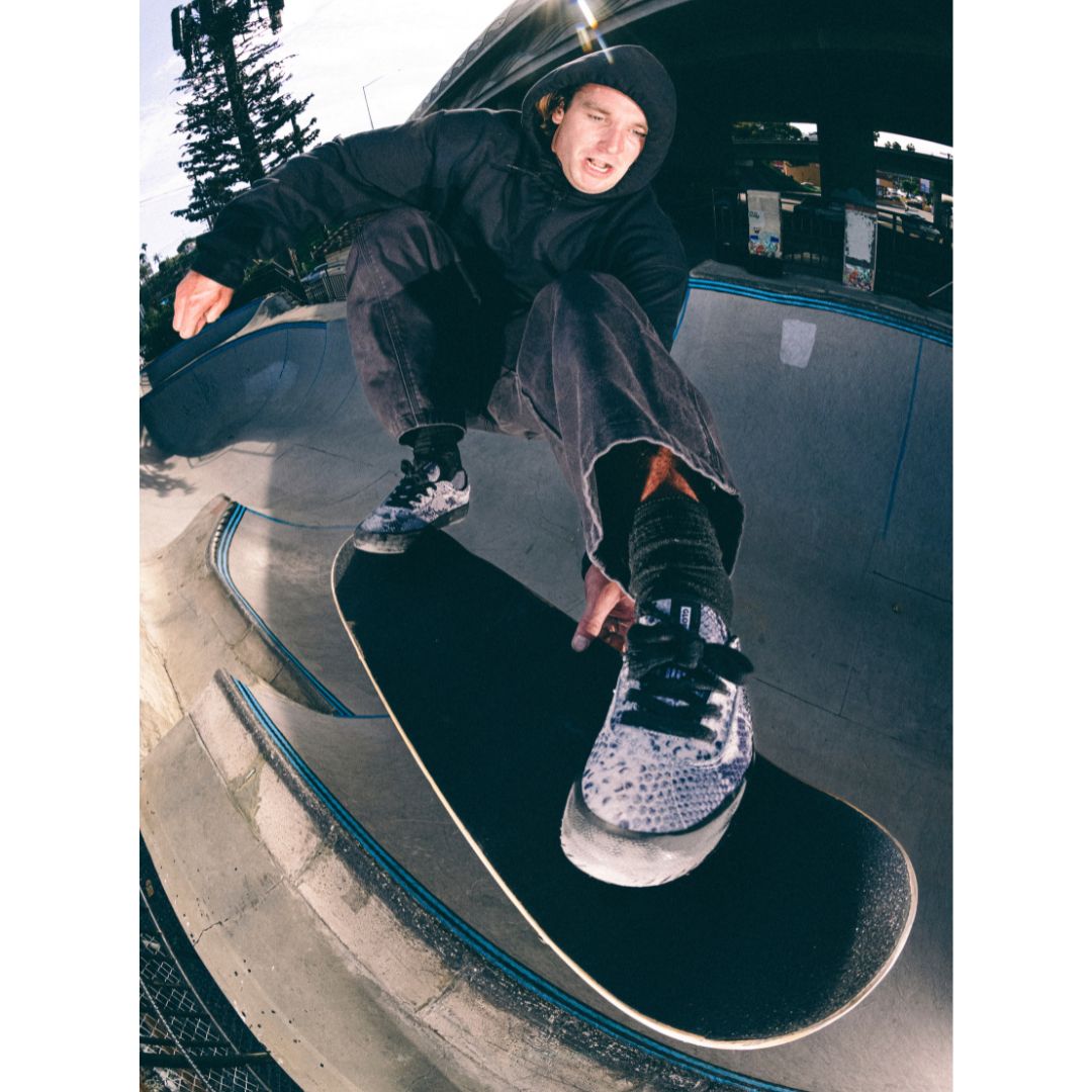 Wasted Talent | Globe Melbek Skate Shoes Ophidian Collection - Black / Snake