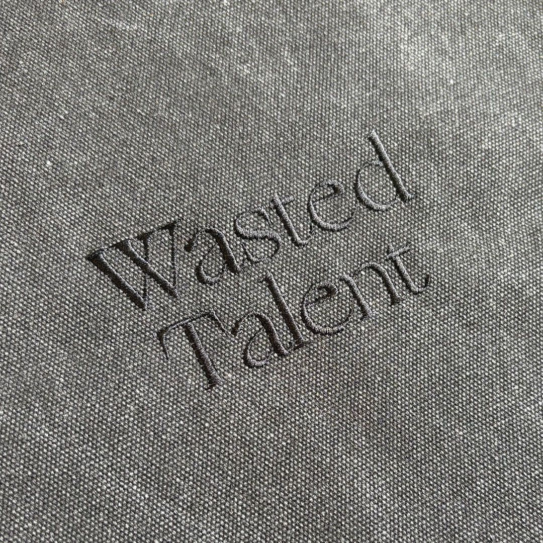 Wasted Talent Aequitas Tote Bag - Washed Black