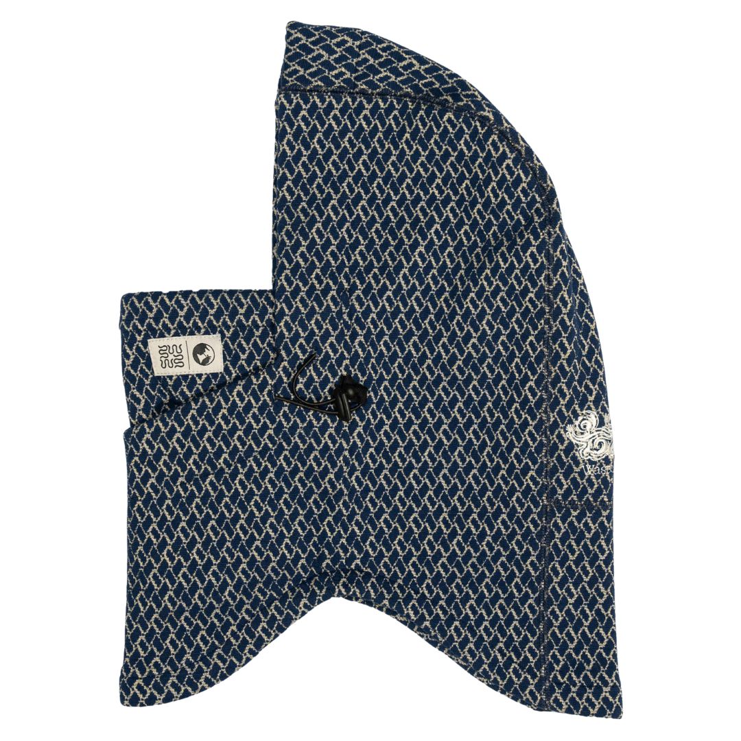 Wasted Talent X Nomadik Jacquard Hoodwarmer - Blue / Gold