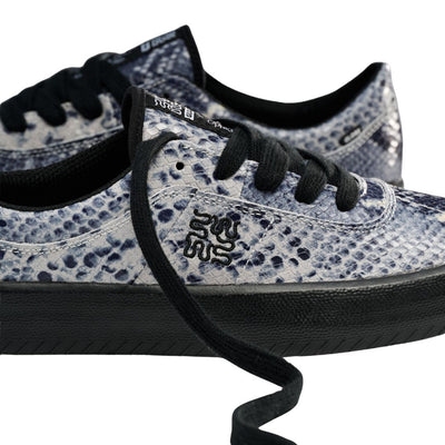 Wasted Talent | Globe Melbek Skate Shoes Ophidian Collection - Black / Snake