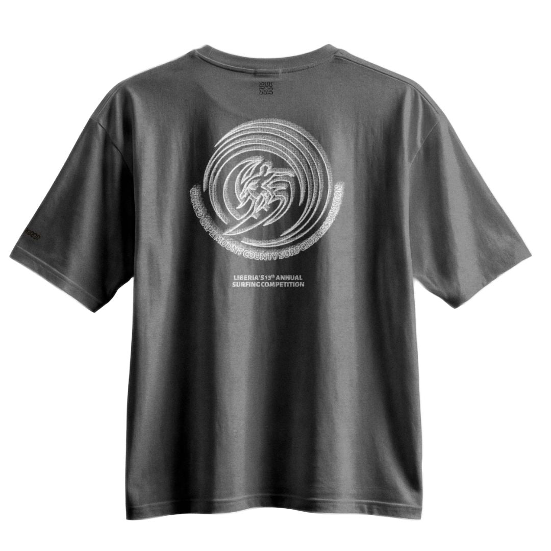 Wasted Talent Robertsport Surf Club T-Shirt - Washed Black