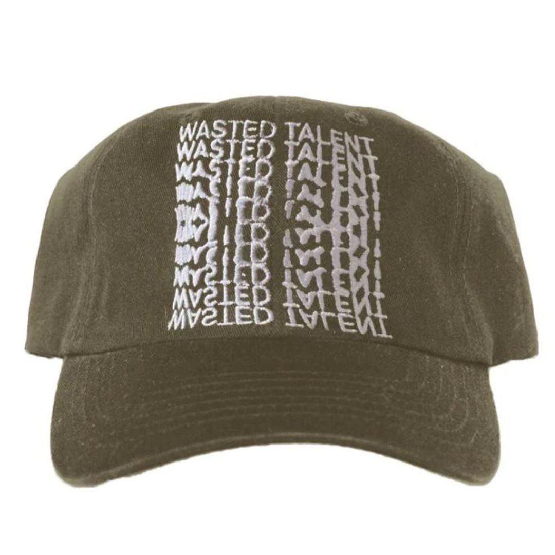 Wasted Talent Dad Hat - Lock Up - Forest Green