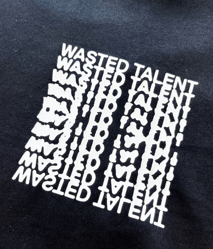 Wasted Talent Lock Up T-Shirt Black | WT Boutique