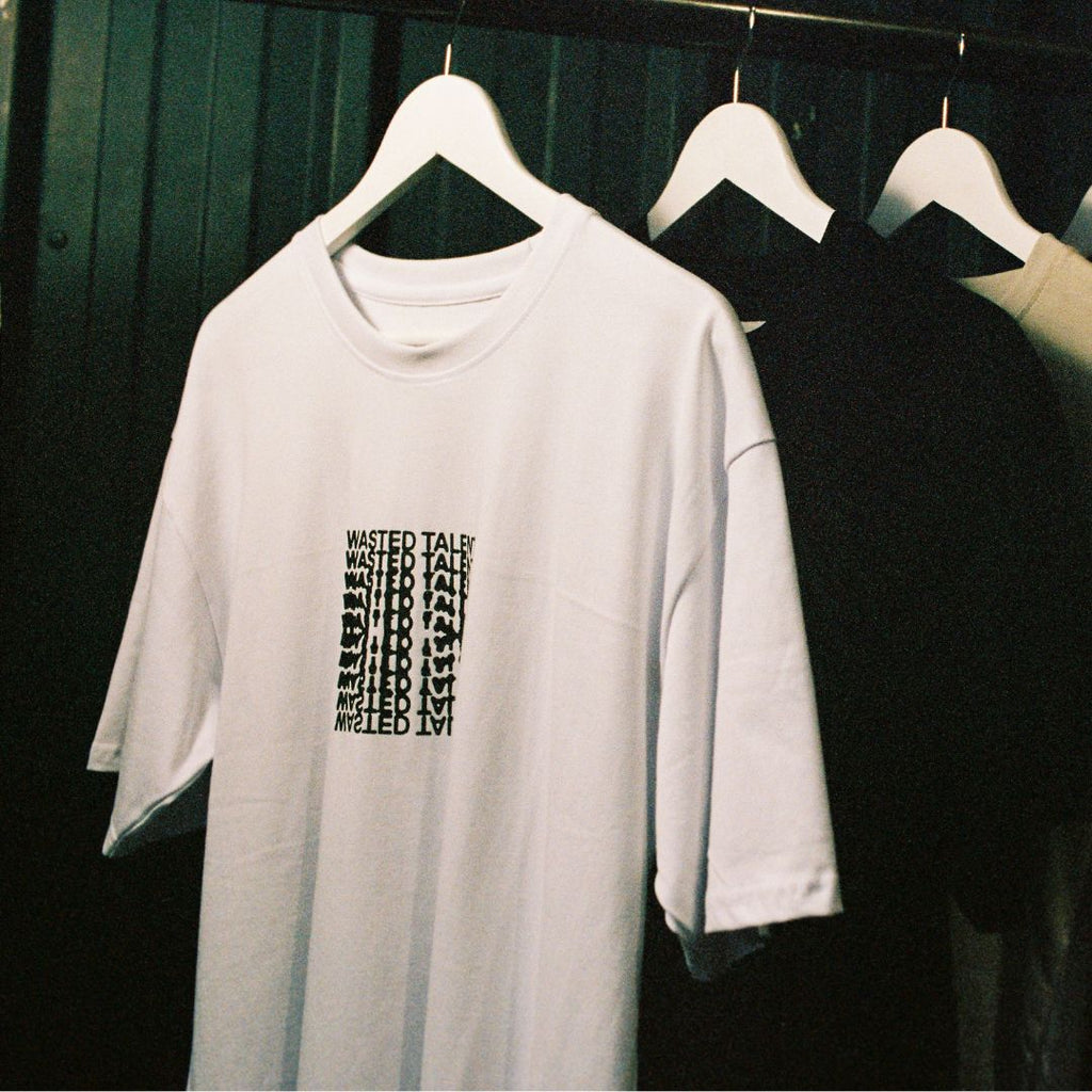 Wasted Talent Lock Up T-Shirt White | WT Boutique