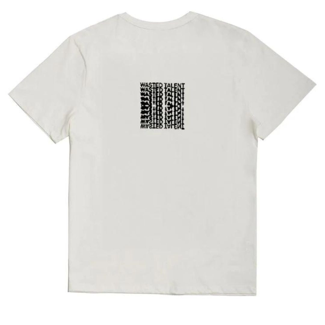 Wasted Talent Lock Up T-Shirt - White