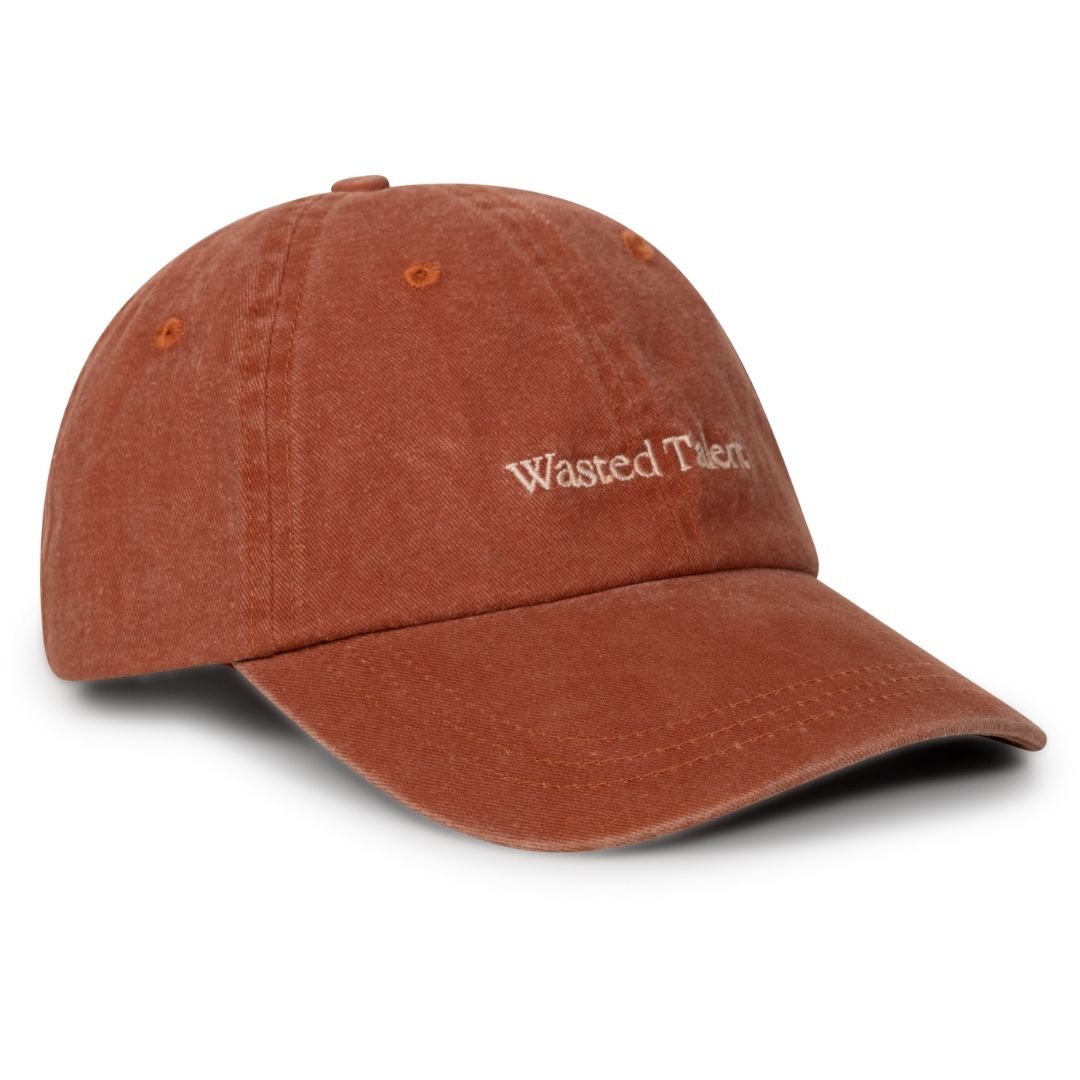 Wasted Talent Logo Hat Burned Red | WT Boutique