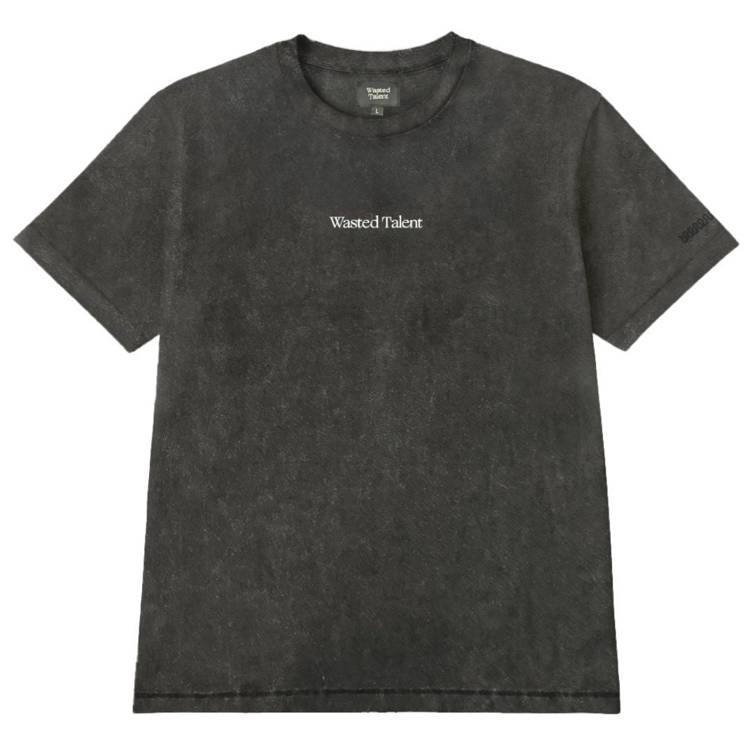Lutea Acid Wash Premium T-Shirt - Black Wash