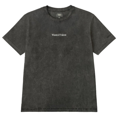 Wasted Talent Lutea Acid Wash Premium T-Shirt - Black Wash
