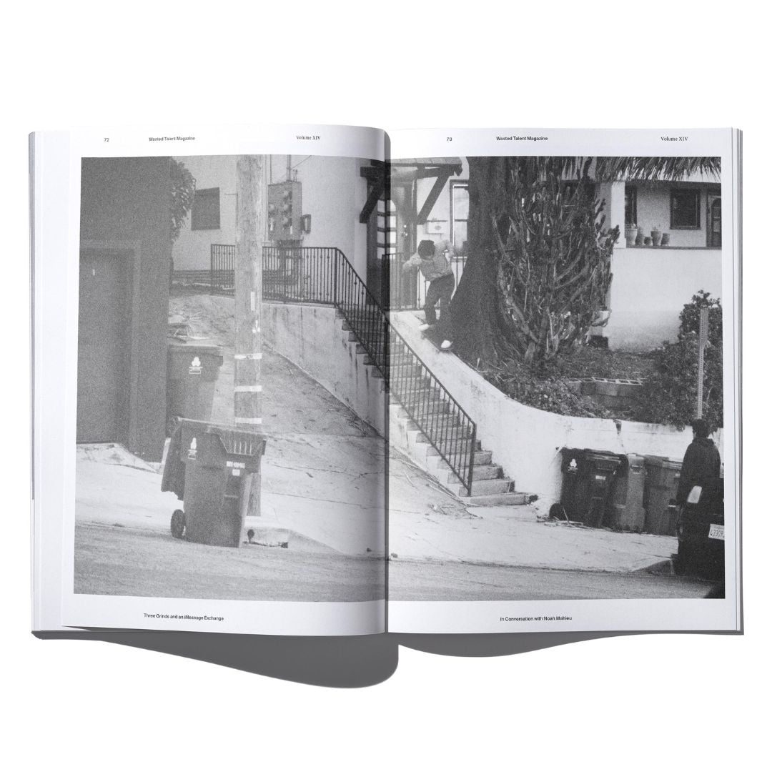 Magazine Vol XIV & Wasted Talent Tote Bag - Black