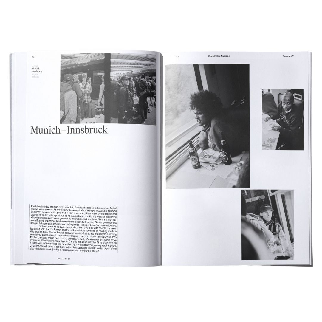 Magazine Vol XV & Wasted Talent Tote Bag - Black