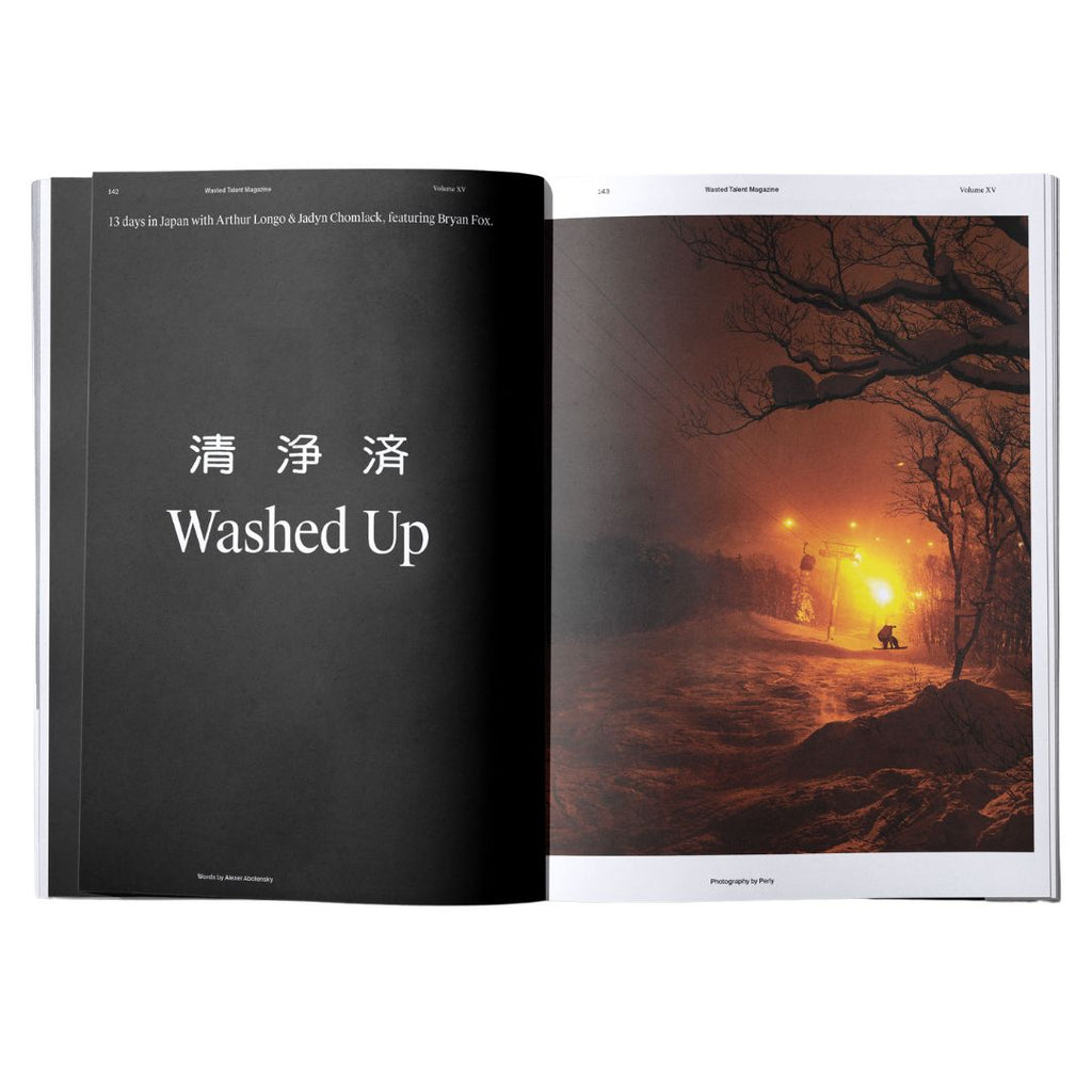 Magazine Vol XV & Wasted Talent Tote Bag - Black