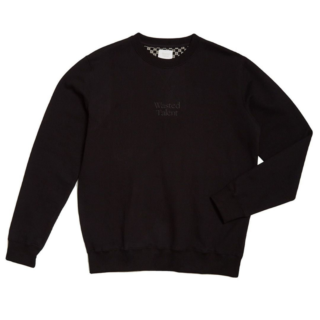 Wasted Talent Medoc Crew Neck - Black