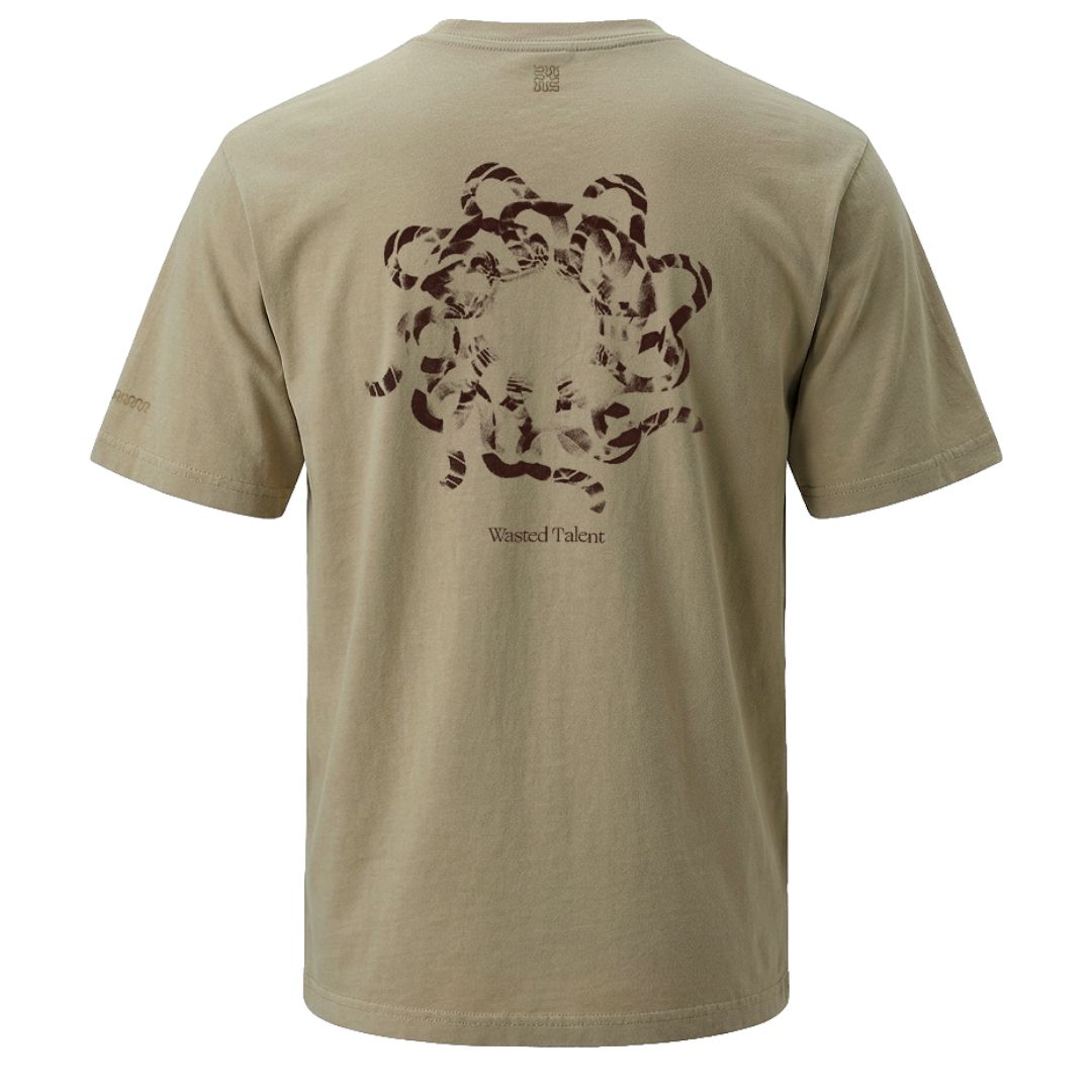 Wasted Talent Medusa Premium T-Shirt - Khaki