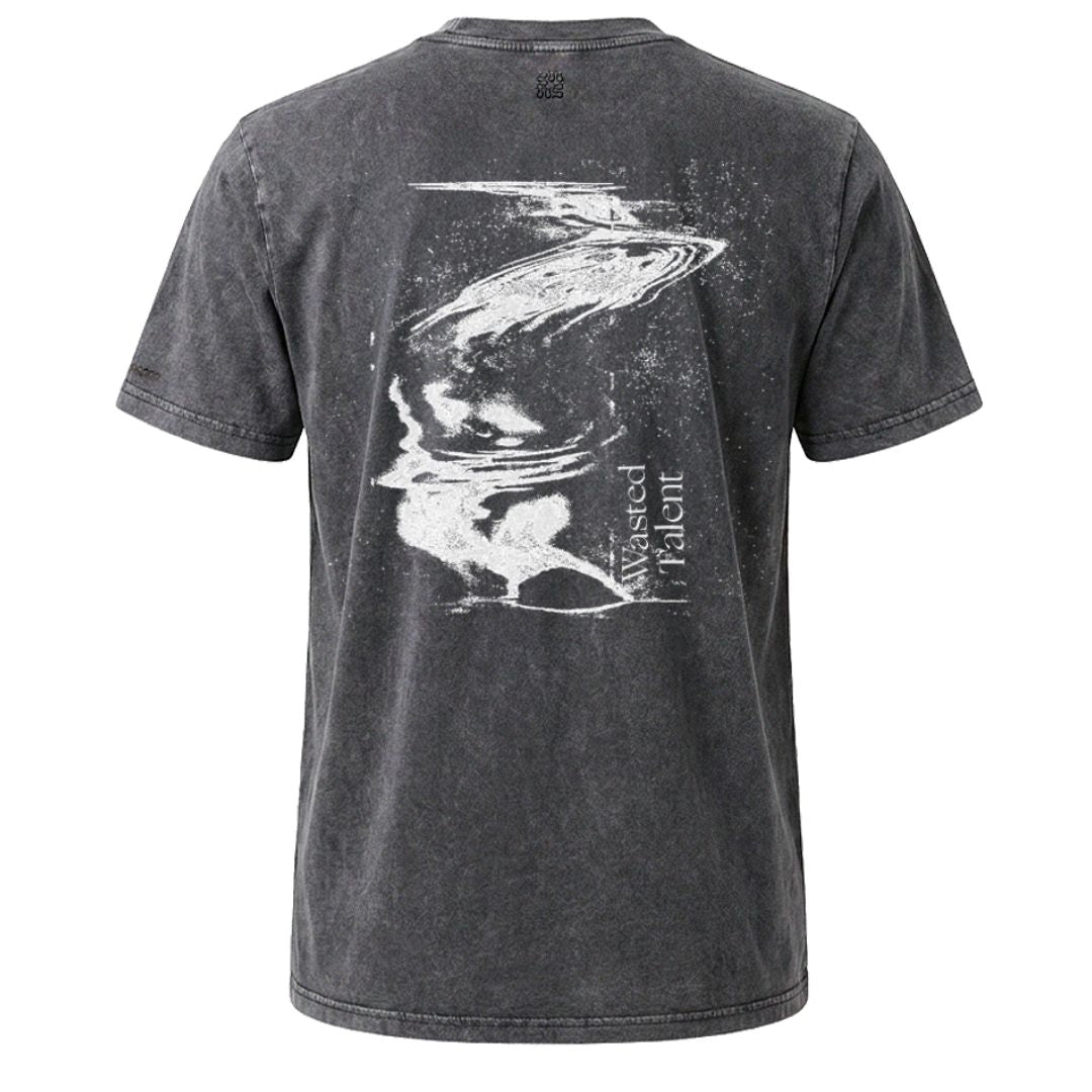 Wasted Talent Nautilus T-Shirt - Washed Black