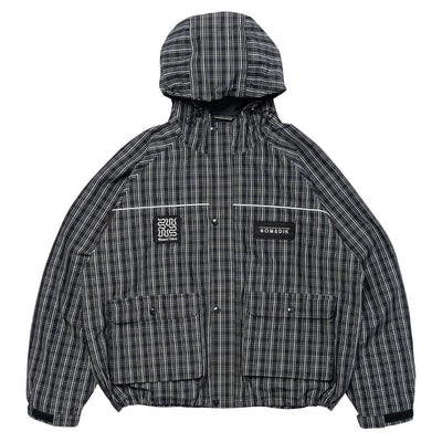 Wasted Talent X Nomadik Outerwear Jacket - Grey Check