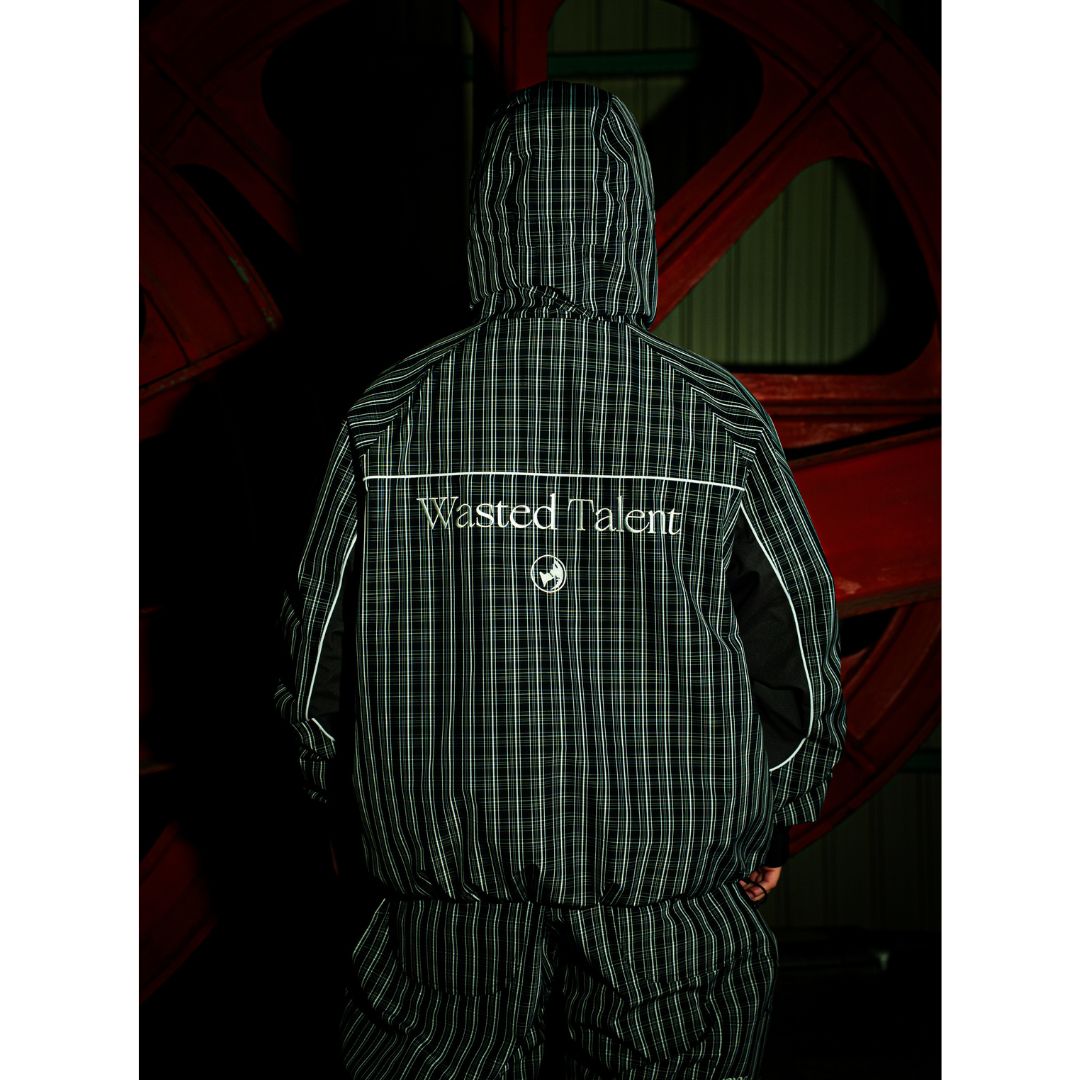 Wasted Talent X Nomadik Outerwear Pants - Check Grey