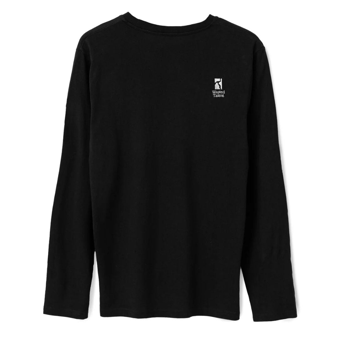 Wasted Talent X Poetic Collective Long Sleeve T-Shirt - Black