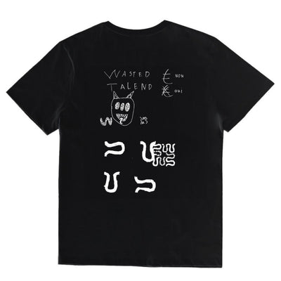 Wasted Talent Screen_03 T-Shirt - Black