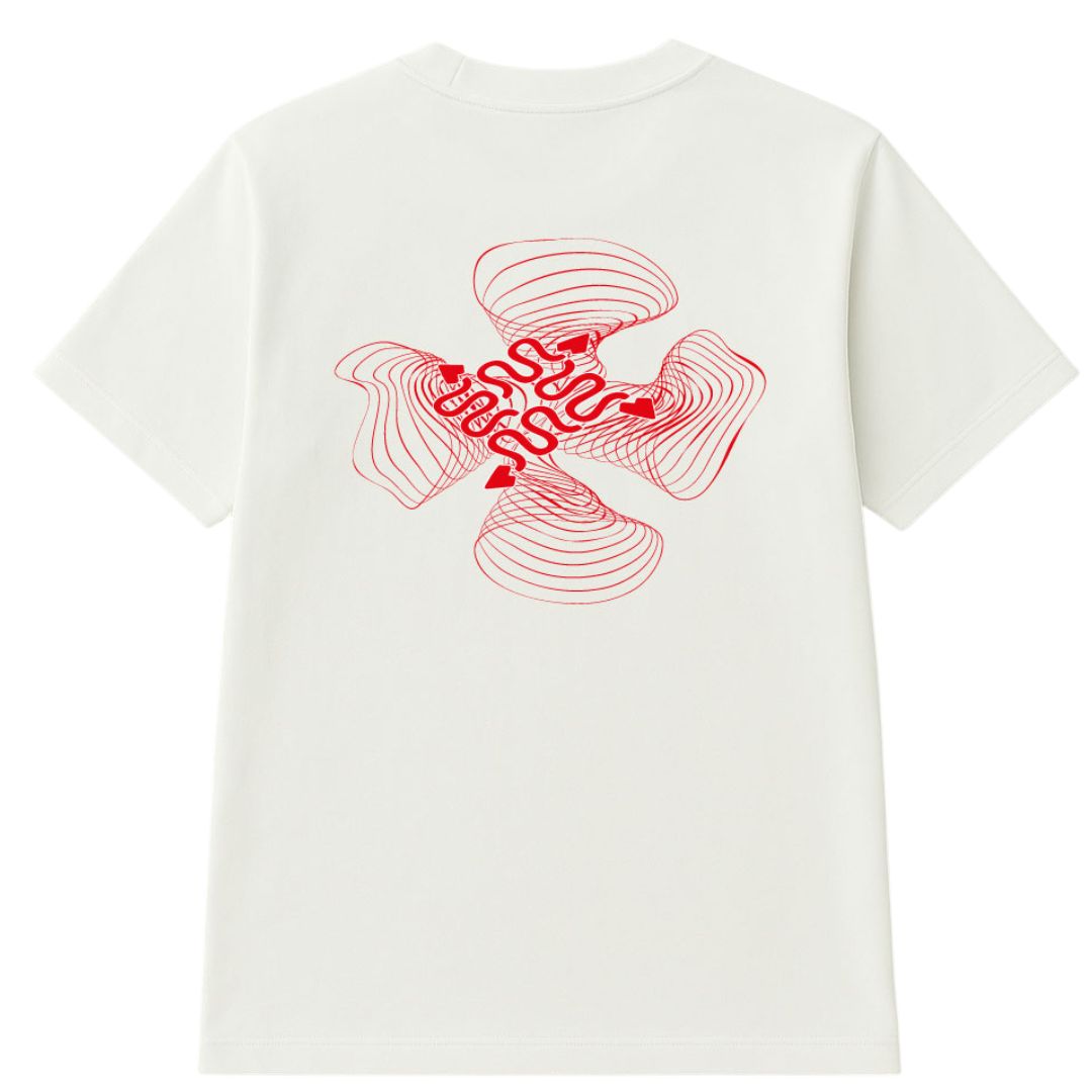 Wasted Talent X Send Love Collective Bubble T-Shirt - Off White
