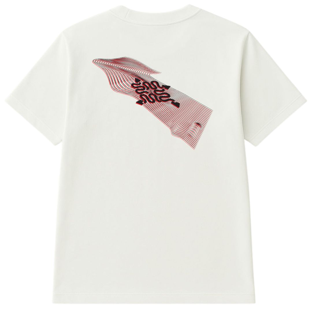 Wasted Talent X Send Love Collective Wave T-Shirt - Off White