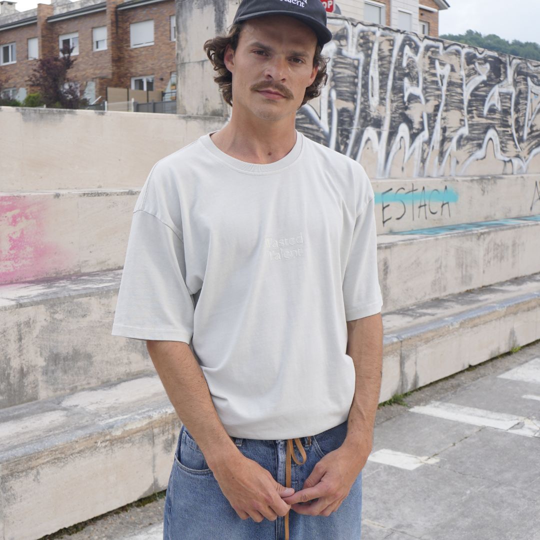 Wasted Talent Linea Premium T-Shirt - Off White