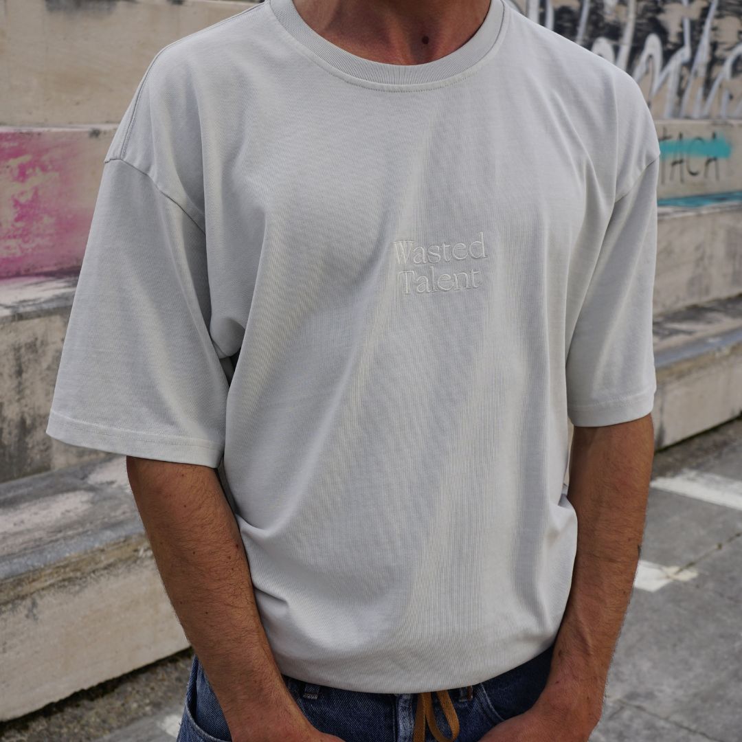 Wasted Talent Linea Premium T-Shirt - Off White