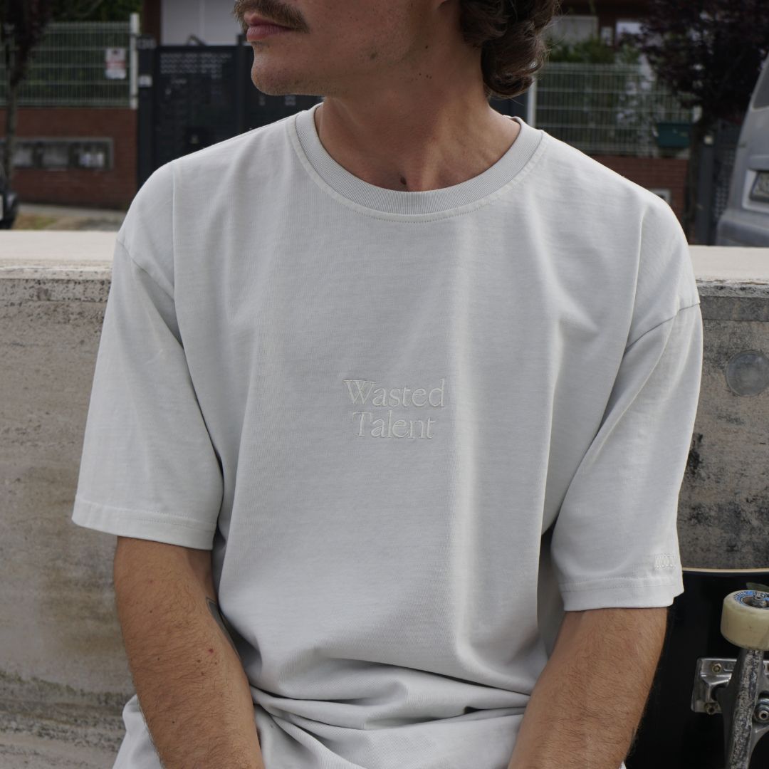 Wasted Talent Linea Premium T-Shirt - Off White