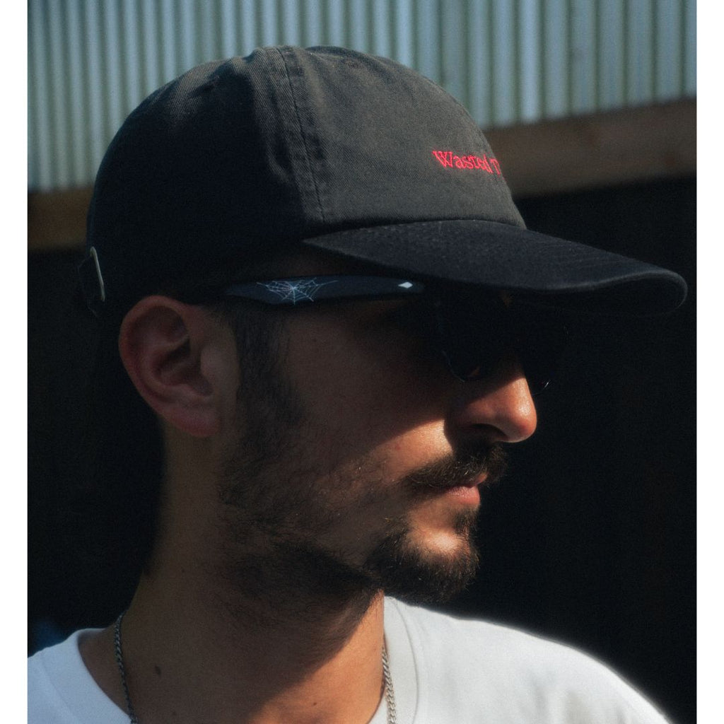 Wasted Talent Solaris Hat Black Red | WT Boutique
