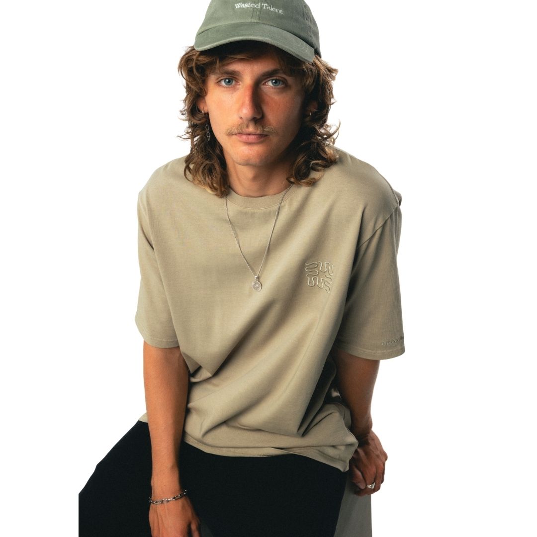 Wasted Talent Terra Premium T-Shirt Khaki | WT Boutique