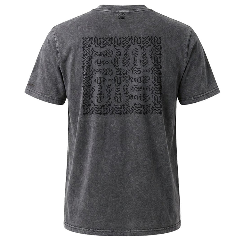 Wasted Talent Thymos T-Shirt Washed Black / Black | WT Boutique