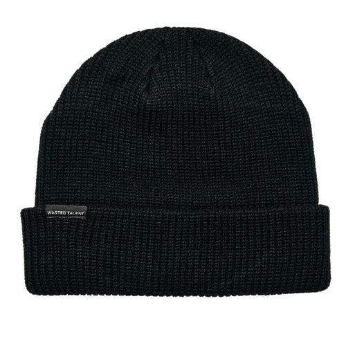 Wasted Talent Tyne Beanie Black | WT Boutique