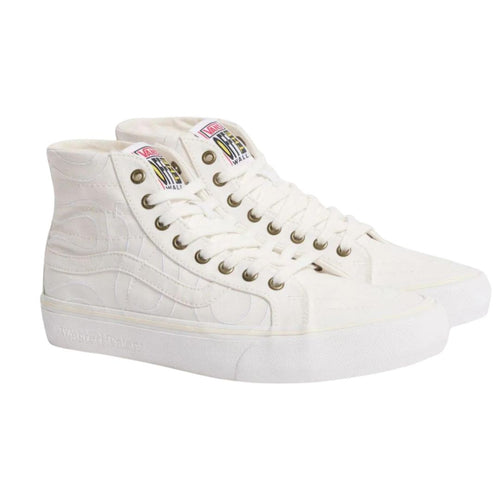 Wasted Talent x Vans Sk8-Hi 38 Decon VR3 Blanc de Blanc - side profile