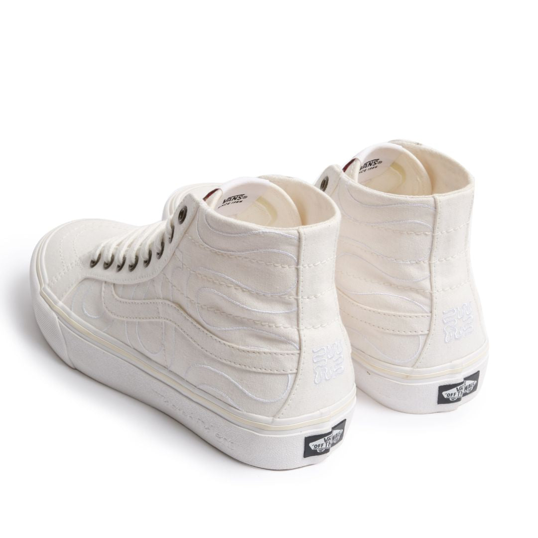 Wasted Talent x Vans Sk8-Hi 38 Decon VR3 Blanc de Blanc - logo detail